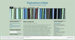 Desktop Screenshot of explorationsofstyle.com